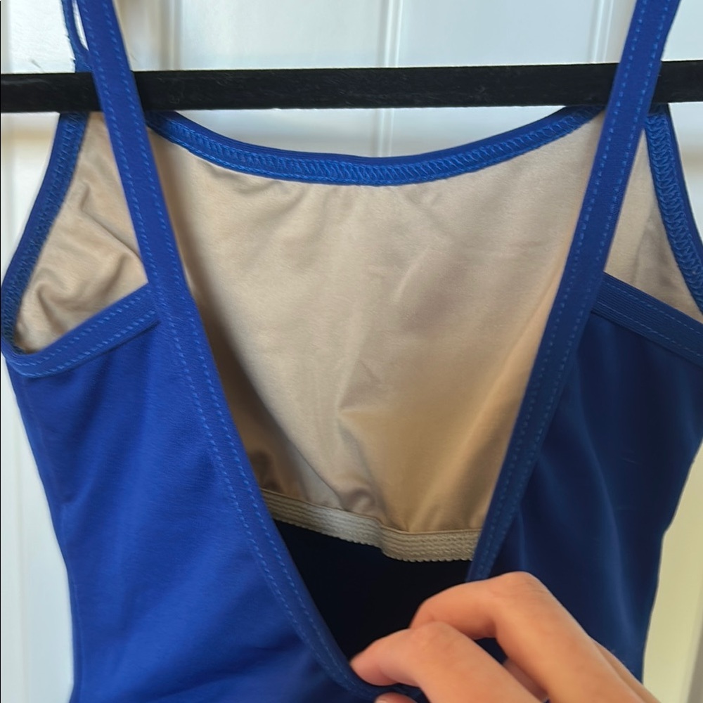 Blue One-Piece Kids Leotard - Picture 3 of 3